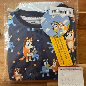 NWT Bluey Little Sleepies pajamas